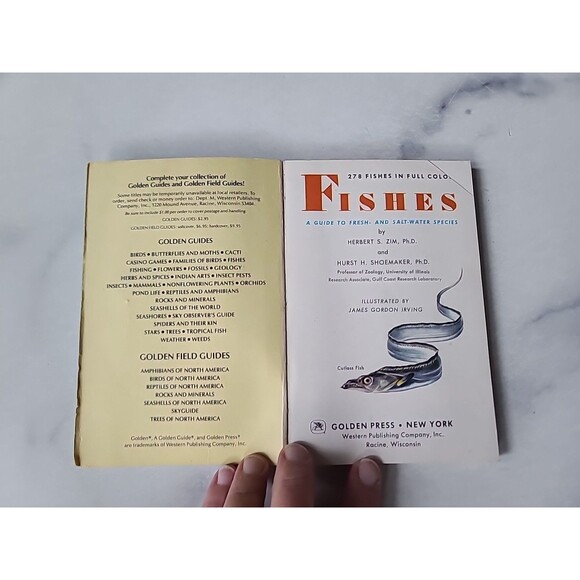 A Golden Guide Fishes Paperback - Picture 2 of 10